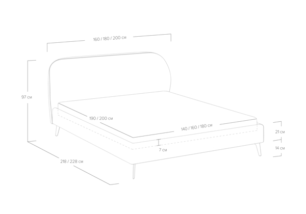 Кровать Сонум Katrin