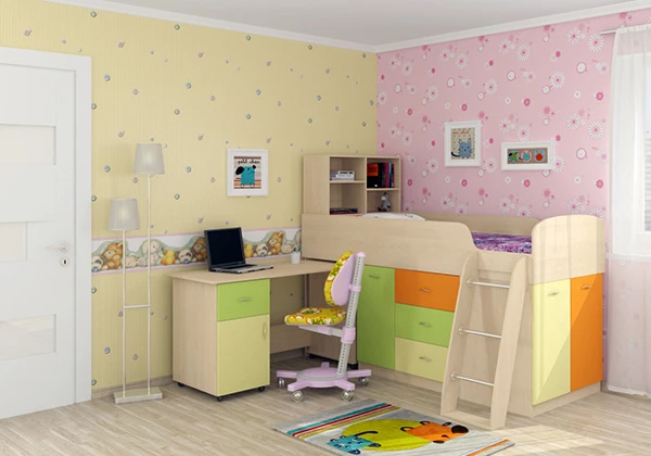 Кровать-чердак Формула мебели Дюймовочка-1