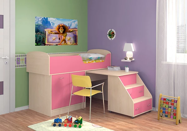 Кровать-чердак Формула мебели Дюймовочка-2