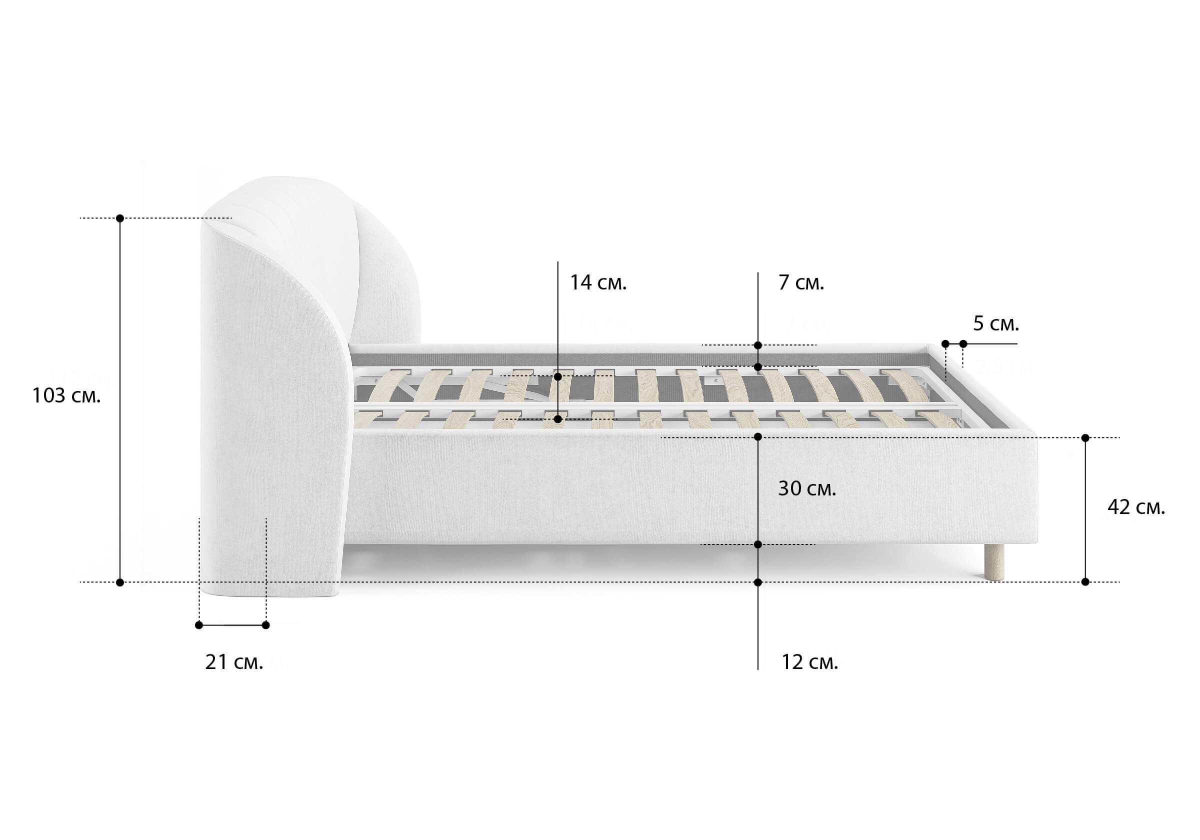 Кровать Сонум Valencia с ПМ