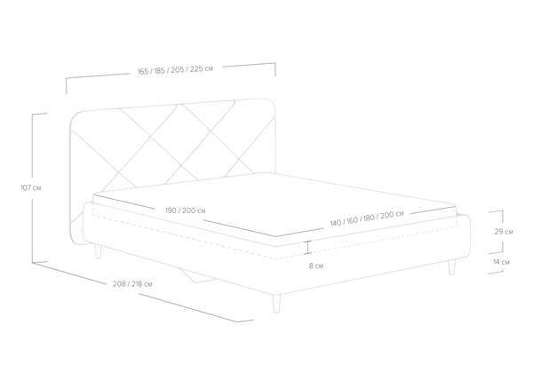 Кровать Сонум Taylor