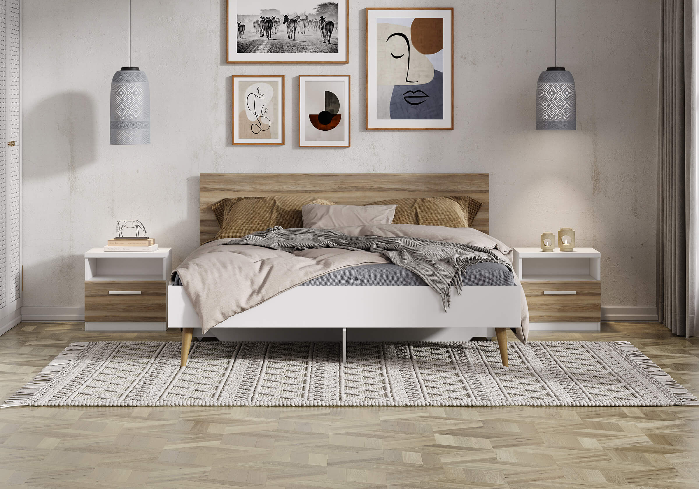 Кровать Сонум Ines (белый)