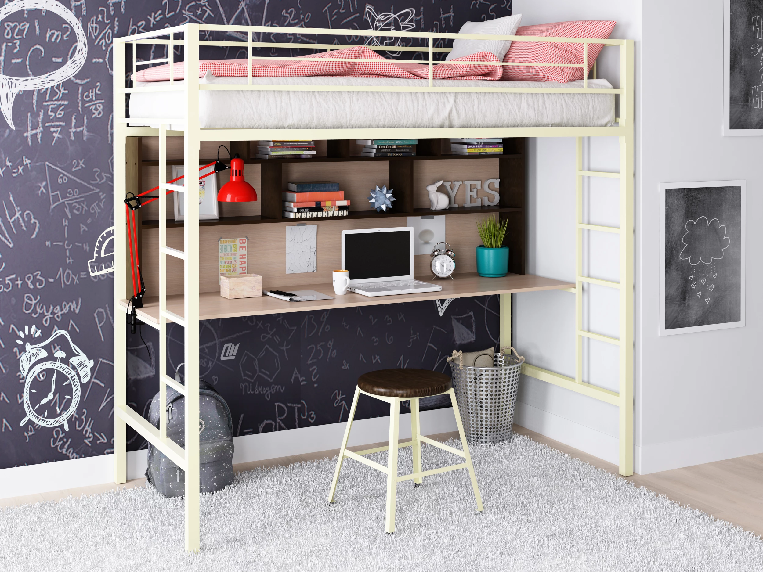 Кровать-чердак Формула мебели Севилья-1